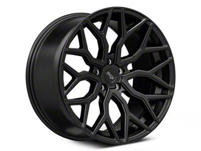 Niche Mazzanti Matte Black Wheel; Rear Only; 20x10.5; 20mm Offset (06-10 RWD Charger)