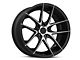 Niche Targa Black Machined Wheel; 22x9 (06-10 RWD Charger)