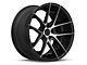 Niche Targa Black Machined Wheel; Rear Only; 20x10.5 (06-10 RWD Charger)