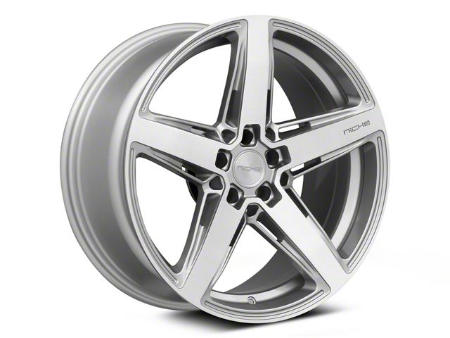 Niche Teramo Anthracite Brushed Face Tint Clear Wheel; 20x9.5 (06-10 RWD Charger)
