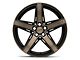 Niche Teramo Matte Black with Double Dark Tint Wheel; 20x9.5 (06-10 RWD Charger)