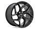 Niche Torsion Gloss Black Milled Wheel; Rear Only; 20x10.5 (06-10 RWD Charger)