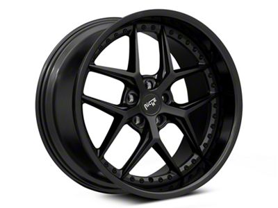Niche Vice Gloss Black with Matte Black Wheel; 20x9; 18mm Offset (06-10 RWD Charger)