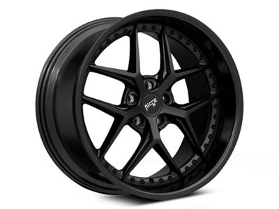 Niche Vice Gloss Black with Matte Black Wheel; 20x9 (06-10 RWD Charger)