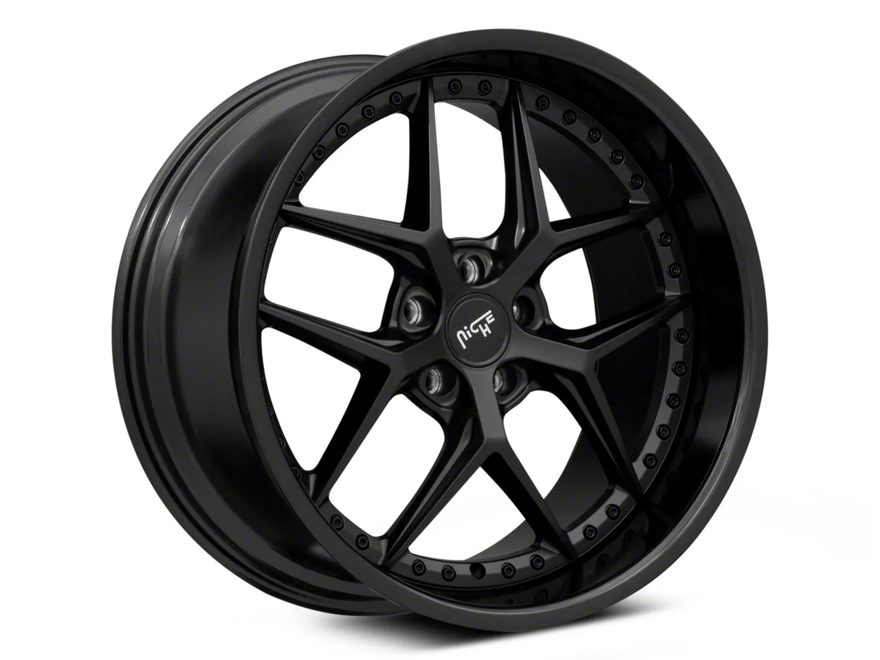 Asanti Charger Mogul Satin Black Wheel; 20x12; 6mm Offset