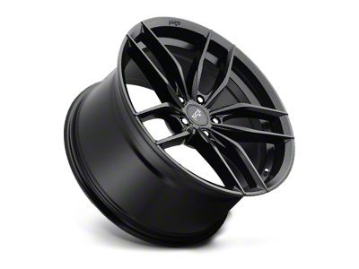 Niche Vosso Matte Black Wheel; 19x8.5; 35mm Offset (06-10 RWD Charger)