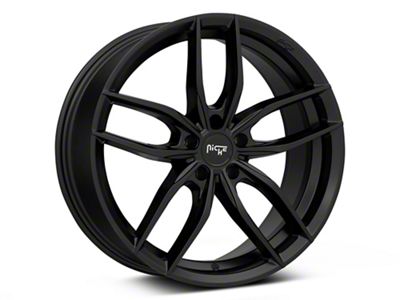 Niche Vosso Matte Black Wheel; 20x9; 38mm Offset (06-10 RWD Charger)