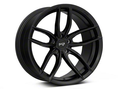 Niche Vosso Matte Black Wheel; Rear Only; 20x11; 25mm Offset (06-10 RWD Charger)