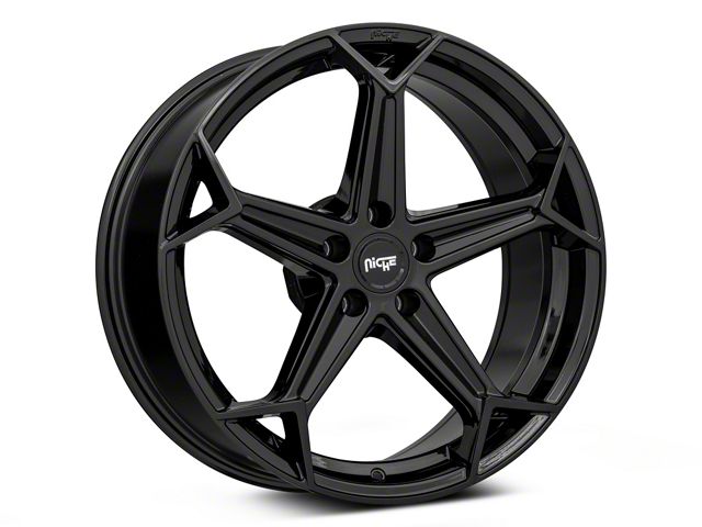 Niche Arrow Gloss Black Wheel; 20x9 (10-15 Camaro)
