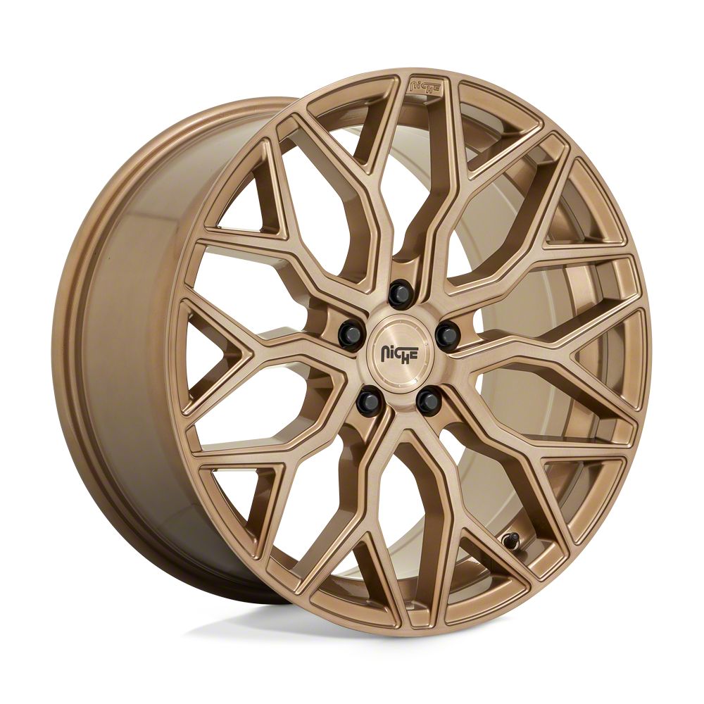 Niche Camaro Mazzanti Bronze Brushed Wheel; 22x10; 30mm
