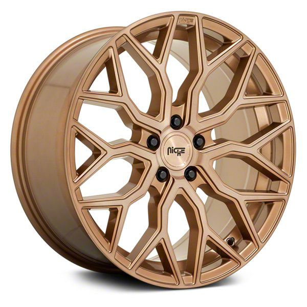Niche Camaro Mazzanti Bronze Brushed Wheel; Rear Only; 20x10 Niche Camaro Mazzanti Bronze Brushed Wheel; Rear Only; 20x10