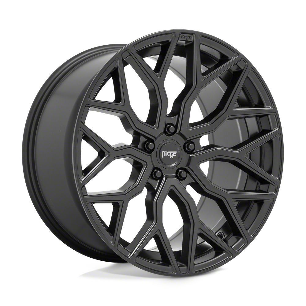 Niche Camaro Mazzanti Matte Black Wheel; 19x9.5; 35mm Offset