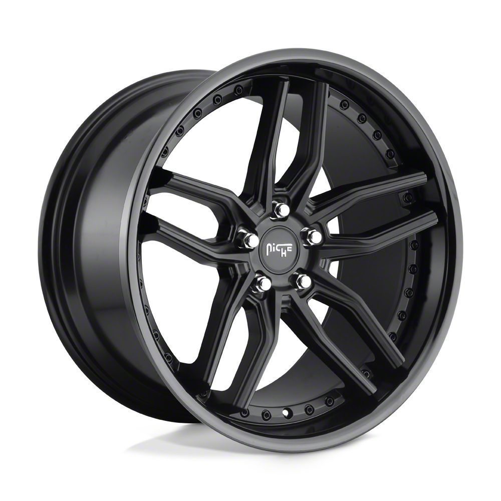 Niche Camaro Methos Gloss Black Matte Black Wheel; 19x9.5 Niche Camaro Methos Gloss Black Matte Black Wheel; 19x9.5