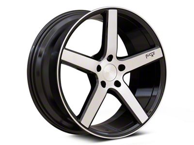 Niche Milan Gloss Black Brushed Wheel; 20x8.5 (10-15 Camaro)