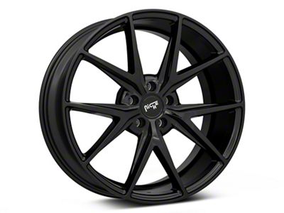Niche Misano Gloss Black Wheel; 20x9; 35mm Offset (10-15 Camaro)