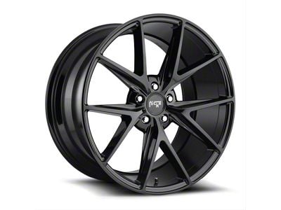 Niche Misano Gloss Black Wheel; Rear Only; 20x10; 40mm Offset (10-15 Camaro)