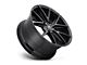 Niche Misano Gloss Black Wheel; Rear Only; 20x10 (10-15 Camaro)