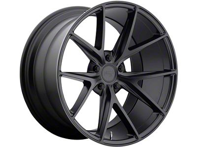 Niche Misano Matte Black Wheel; Rear Only; 20x10.5; 35mm Offset (10-15 Camaro)