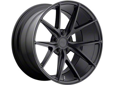 Niche Misano Matte Black Wheel; Rear Only; 20x10.5 (10-15 Camaro)