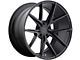 Niche Misano Matte Black Wheel; Rear Only; 20x10.5 (10-15 Camaro)