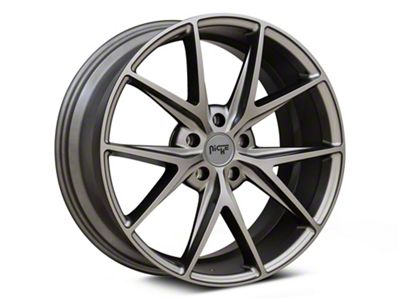 Niche Misano Matte Gunmetal Wheel; 20x9; 35mm Offset (10-15 Camaro)