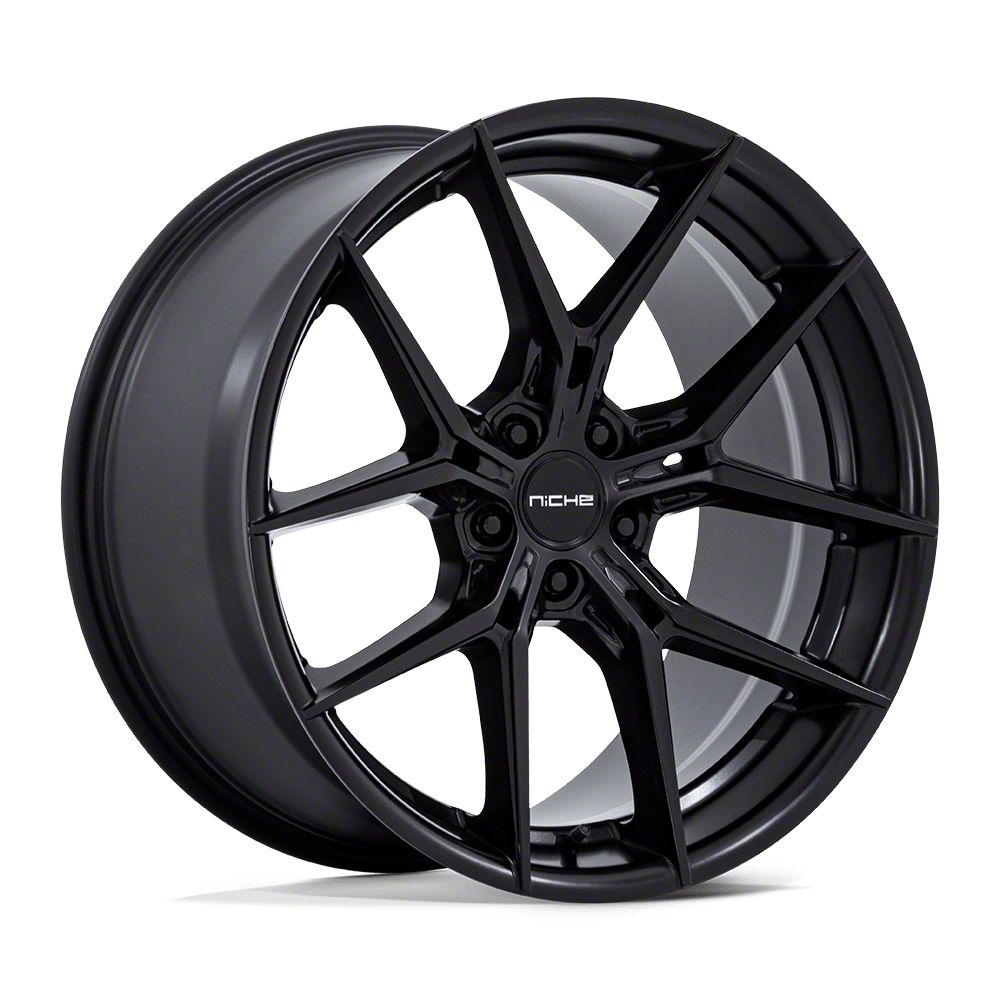 Niche Camaro Prodigy 5 Matte Black Wheel; Rear Only; 24x10 Niche Camaro Prodigy 5 Matte Black Wheel; Rear Only; 24x10