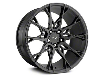 Niche Staccato Matte Black Wheel; 20x10; 40mm Offset (10-15 Camaro)