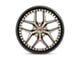Niche Vice Matte Bronze with Black Bead Ring Wheel; 20x10.5 (10-15 Camaro)