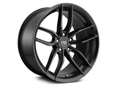 Niche Vosso Matte Black Wheel; 18x8; 40mm Offset (10-15 Camaro, Excluding Z/28 & ZL1)