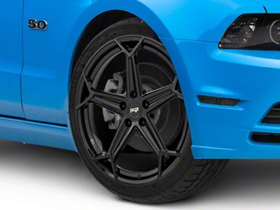Niche Arrow Gloss Black Wheel; 20x9; 25mm Offset (10-14 Mustang)