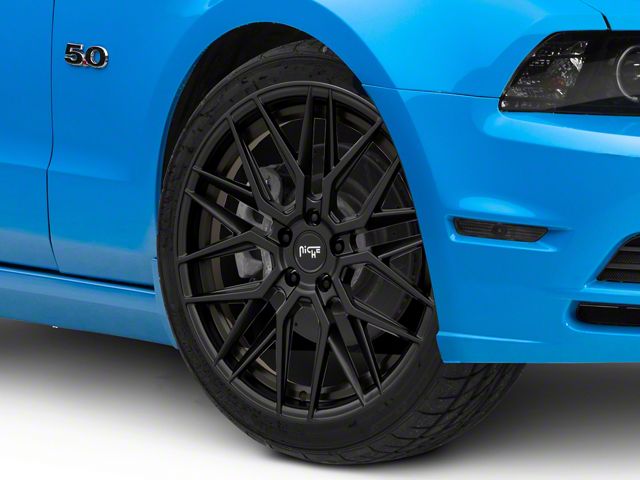 Niche Gamma Matte Black Wheel; 20x9 (10-14 Mustang)