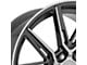 Niche Gemello Gloss Anthracite Machined Wheel; 20x9 (10-14 Mustang)