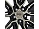 Niche Gemello Gloss Black Machined Double Dark Tint Wheel; 20x9 (10-14 Mustang)