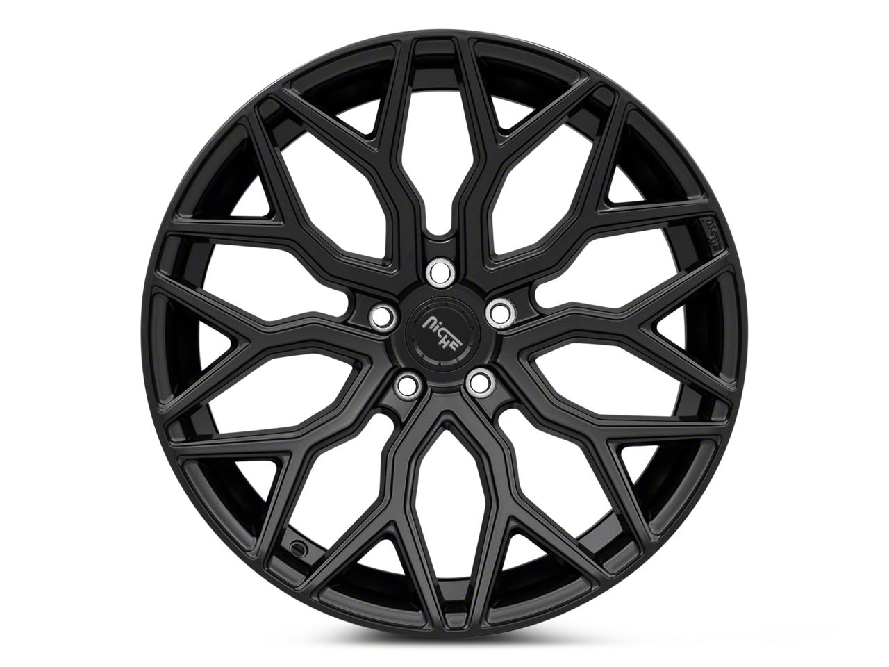 【mazzani】 Niche Mustang Mazzanti Matte Black Wheel; 20x9; 35mm Offset
