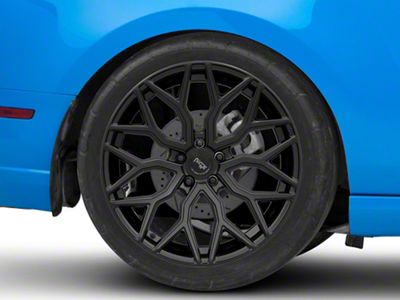 Niche Mazzanti Matte Black Wheel; Rear Only; 20x10.5; 40mm Offset (10-14 Mustang)