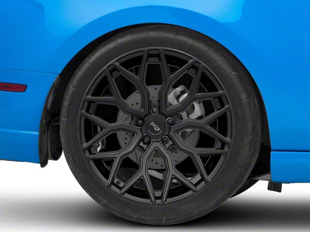 Niche Mazzanti Matte Black Wheel; Rear Only; 20x10.5 (10-14 Mustang)