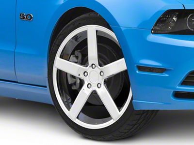 Niche Milan Chrome Wheel; 20x8.5; 35mm Offset (10-14 Mustang)