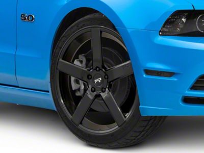 Niche Milan Gloss Black Wheel; 20x8.5; 35mm Offset (10-14 Mustang)