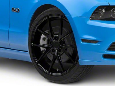 Niche Misano Matte Black Wheel; 20x10.5; 30mm Offset (10-14 Mustang)
