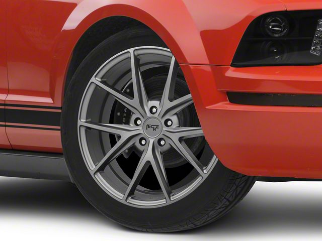 Niche Misano Matte Gunmetal Wheel; 19x9.5 (10-14 Mustang)