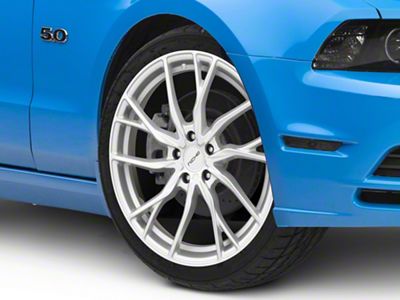 Niche Novara Silver Wheel; 20x9; 35mm Offset (10-14 Mustang)