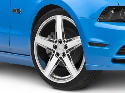 Niche Teramo Anthracite Brushed Face Tint Clear Wheel; 20x9; 25mm Offset (10-14 Mustang)
