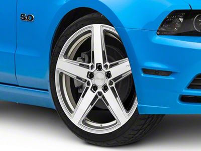 Niche Teramo Anthracite Brushed Face Tint Clear Wheel; 20x9.5 (10-14 Mustang)