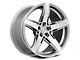 Niche Teramo Anthracite Brushed Face Tint Clear Wheel; Rear Only; 20x11 (10-14 Mustang)