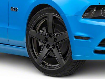 Niche Teramo Matte Black Wheel; 20x9; 25mm Offset (10-14 Mustang)
