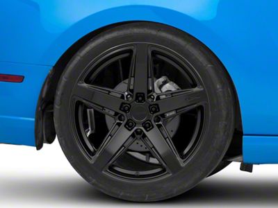 Niche Teramo Matte Black Wheel; Rear Only; 20x11; 45mm Offset (10-14 Mustang)