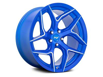 Niche Torsioni Anodized Blue Milled Wheel; 20x9; 35mm Offset (10-14 Mustang)
