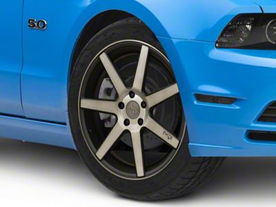 Niche Verona Matte Black Machined Wheel; 19x8.5; 35mm Offset (10-14 Mustang)