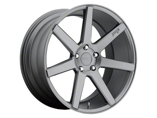 Niche Verona Matte Gunmetal Wheel; 19x8.5 (10-14 Mustang)