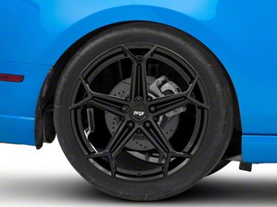 Niche Arrow Gloss Black Wheel; Rear Only; 20x10.5 (10-14 Mustang)